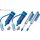 King 2.5 PIGGY HOSE RESERVOIR SHOCK (Rear) für NISSAN Navara (Bj. 05+)