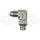 FITTINGS, PIPE AND HOSE: Adapter 7/16-20 O-Ring Boss x -5 Male an 90DEG, Stee